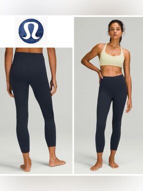 Lululemon Sz 6 Instill High-Rise Tight 25" in True Navy Size 6